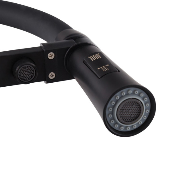 Смеситель для кухни Mixxus Premium Magnet 021 BLACK REFL.BLACK (MI6974)