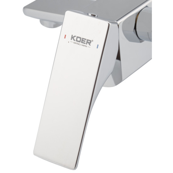 Смеситель для ванны с коротким изливом Koer KB-41010-01 (Цвет хром) (KR3484)
