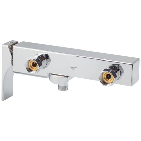 Смеситель для ванны с коротким изливом Koer KB-41010-01 (Цвет хром) (KR3484)