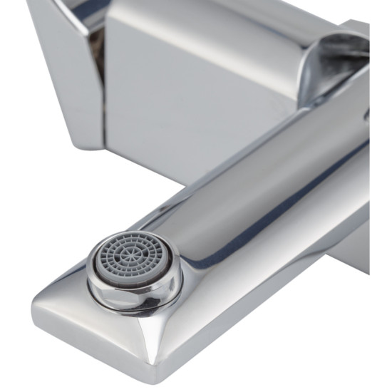Смеситель для ванны с коротким изливом Koer KB-41010-01 (Цвет хром) (KR3484)
