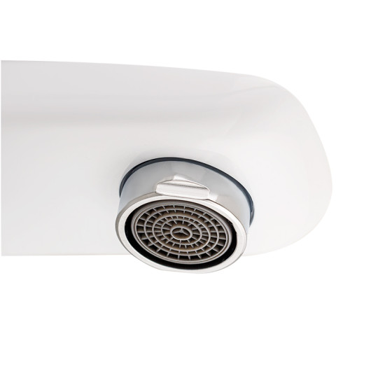 Смеситель для умывальника Mixxus Premium Patrick 001 гайка (White) (MI5853)