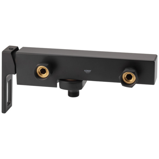 Смеситель для ванны с коротким изливом Koer KB-41009-05 (Цвет черный) (KR3503)
