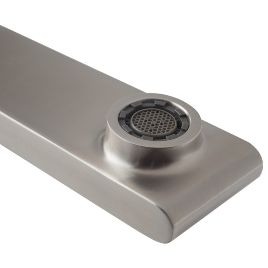 Смеситель для умывальника Koer KI-10015-02 (из нерж. стали) (Цвет нерж) (KR4781)