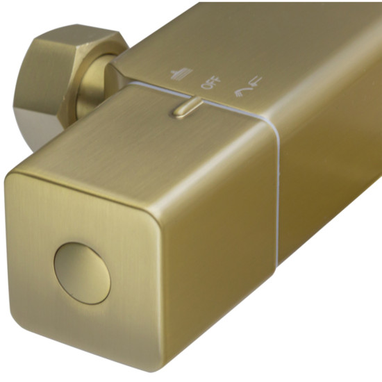 Душевая колонна с термостатическим смесителем Koer KB-57038-12 3 функции (Цвет матовое золото) (KR5963)