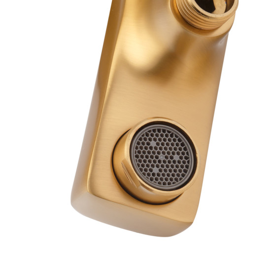 Змішувач для ванни Haiba KUBUS 009 (EURO) BRUSHED GOLD (HB9628)
