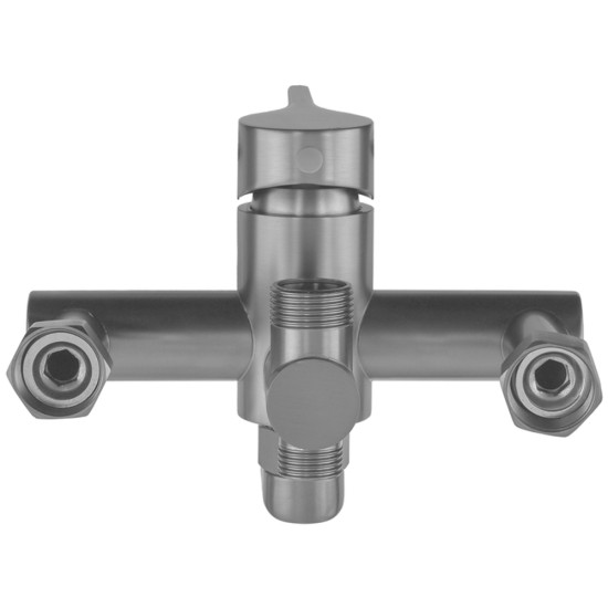 Душова колона із змішувачем ZERIX REX-009-J GRAPHITE із нерж. сталі (Колір графіт) (ZX6126)