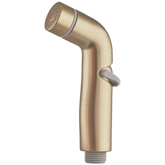 Настінний змішувач з гігієнічним душем ZERIX REX-222 BRUSHED GOLD з нерж. сталі (Колір матове золото) (ZX6122)