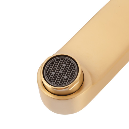 Душевая колонна со смесителем Haiba MILANO 003-J BRUSHED GOLD (HB9620)