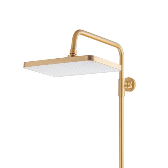 Душевая колонна со смесителем Haiba MILANO 003-J BRUSHED GOLD (HB9620)