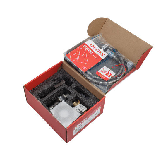 Смеситель для гигиенического душа Koer KB-23029-07 Цвет графит (KR5499)