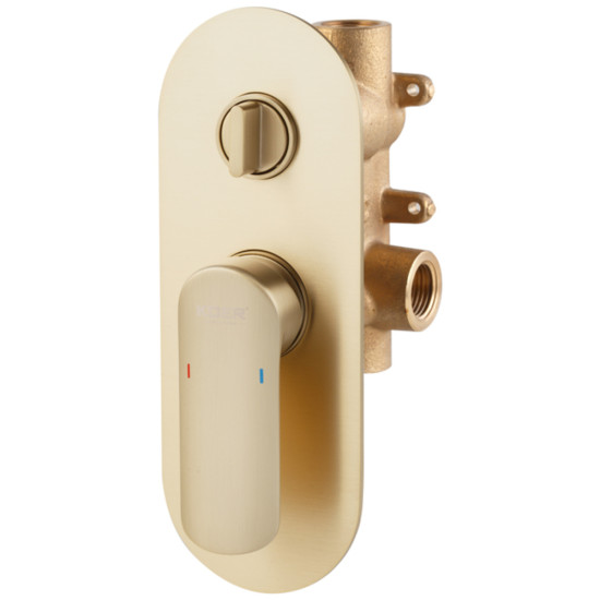 Душова система вбудована KOER KB-62028-12, 2 функції (Колір матове золото) (KR6010)