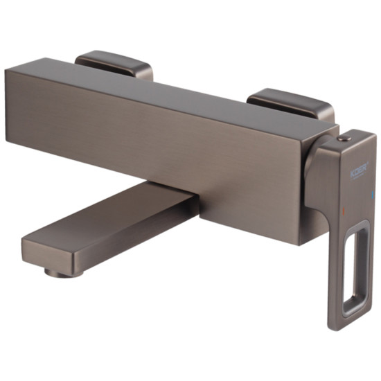 Змішувач для ванни з коротким зливом KOER KB-41009-07 (Колір графіт) (KR5986)