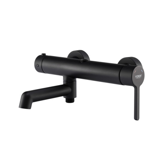 Душевая колонна со смесителем Koer KB-56029-05 3 функции, цвет черный (KR5490)