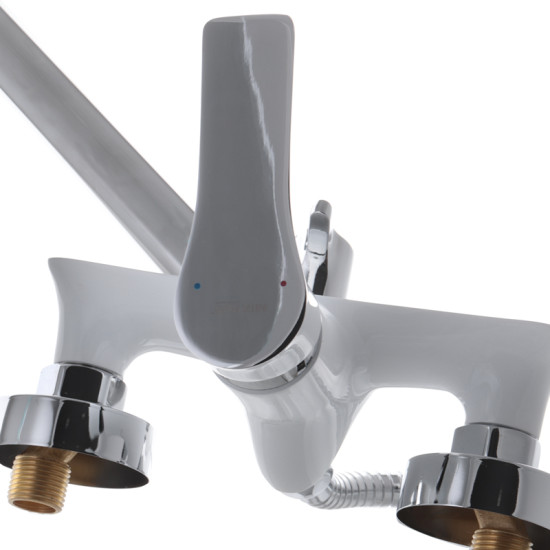 Смеситель для ванны Mixxus Premium Eva 006 Euro Белый (MI5813)