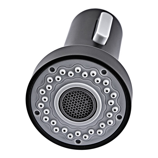 Лейка для смесителя с выдвижным изливом Mixxus PS-01-Black (MI6211)