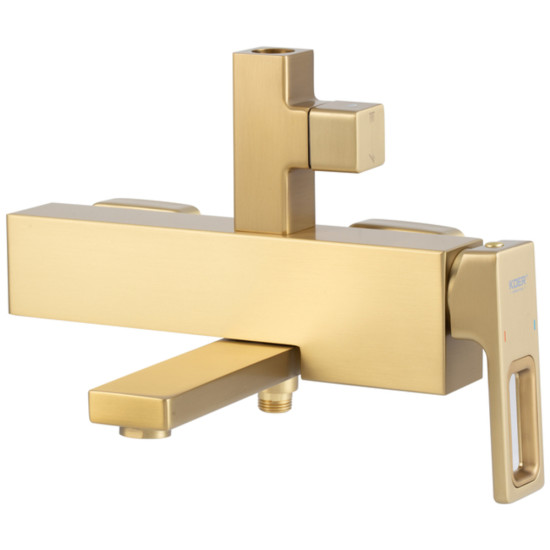 Душова колона із змішувачем KOER KB-56009-12 3 функції (Колір матове золото) (KR5989)