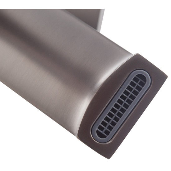 Змішувач для умивальника HAIBA GAUDI 001 GRAPHITE (Колір графіт) (HB9642)