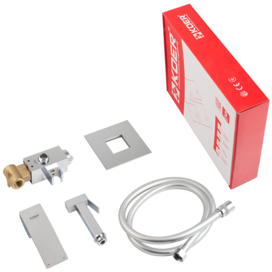 Смеситель для гигиенического душа Koer KB-23007-01 (Цвет хром) (KR3468)