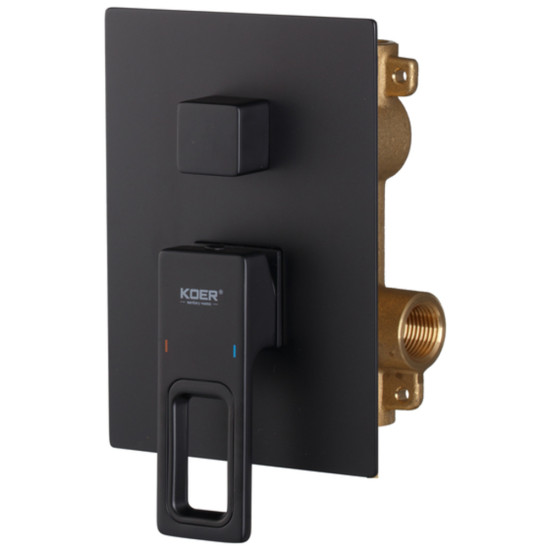 Душова система вбудована KOER KB-66009-05 3 функції (Колір чорний) (KR6020)