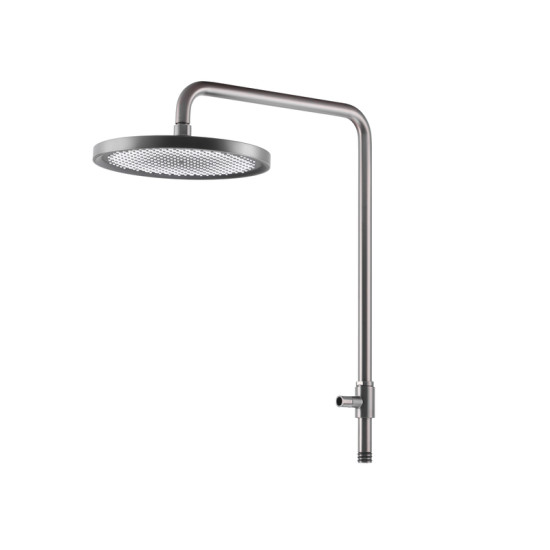Душевая колонна со смесителем Koer KB-56029-07 3 функции, цвет графит (KR5497)