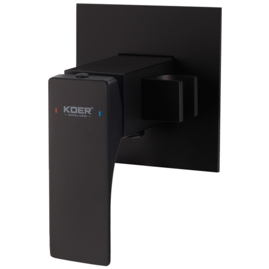 Смеситель для гигиенического душа Koer KB-23010-05 (Цвет черный) (KR3497)