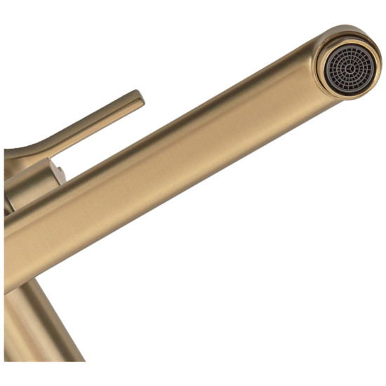 Душова колона із змішувачем ZERIX REX-009-J BRUSHED GOLD із нерж. сталі (Колір матове золото) (ZX6125)