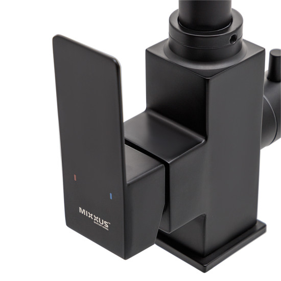 Смеситель для кухни Mixxus KUB-021 Черный с выходом для питьевой воды (MI5865)