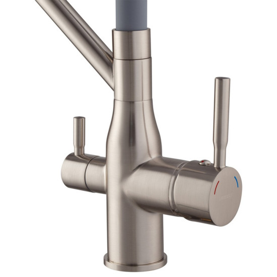 Смеситель для кухни Mixxus Premium Gravity 021 SS COLOR REFL.GREY (MI6980)