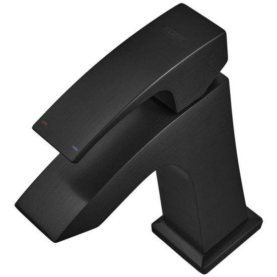 Смеситель для умывальника Koer KB-10007-05 (Цвет черный) (KR3439)