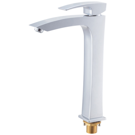 Смеситель для умывальника Koer KB-11007-01 высокий (Цвет хром) (KR3440)