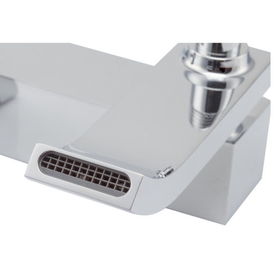 Смеситель для ванны с коротким изливом Koer KB-41007-01 (Цвет хром) (KR3454)