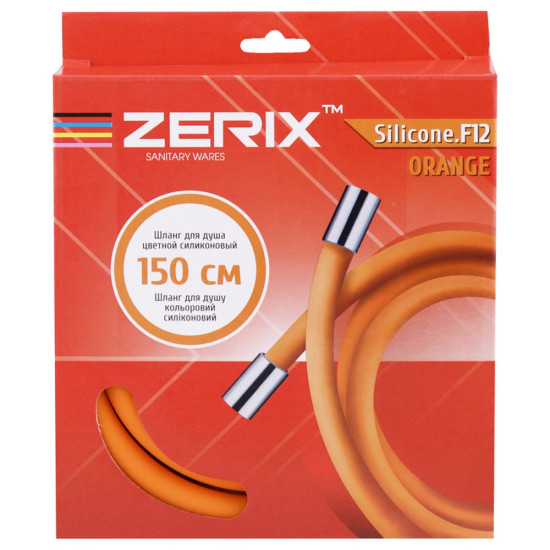 Шланг силиконовый Zerix F12 Orange (150 см) (ZX3000)