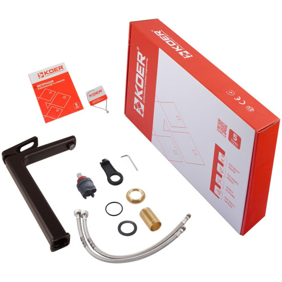 Смеситель для умывальника высокий Koer KB-11031-05 (KR5434)