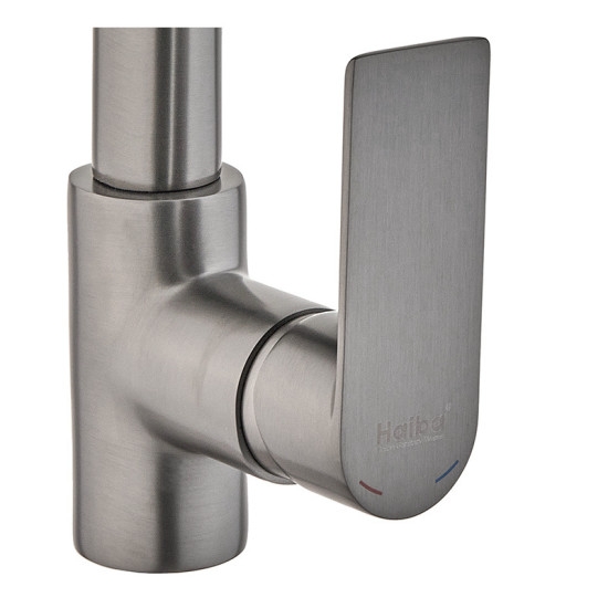 Змішувач для кухні Haiba Alex 018 Graphite (HB3999)