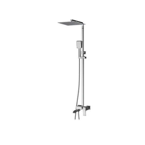 Душова колона із змішувачем Koer KB-56007-01 (Колір хром) (KR3460)