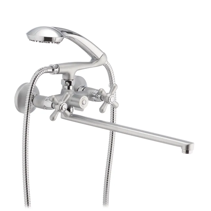 Смеситель для ванны Haiba Dominox 140 матовый (HB0063)