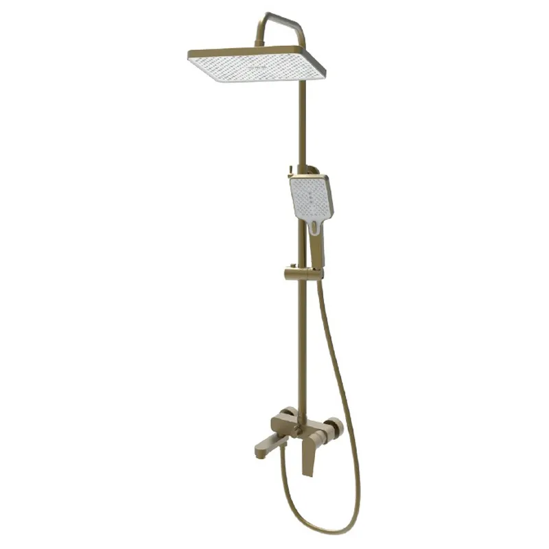 Душова колона із змішувачем Haiba MILANO 003-J BRUSHED GOLD (HB9620)