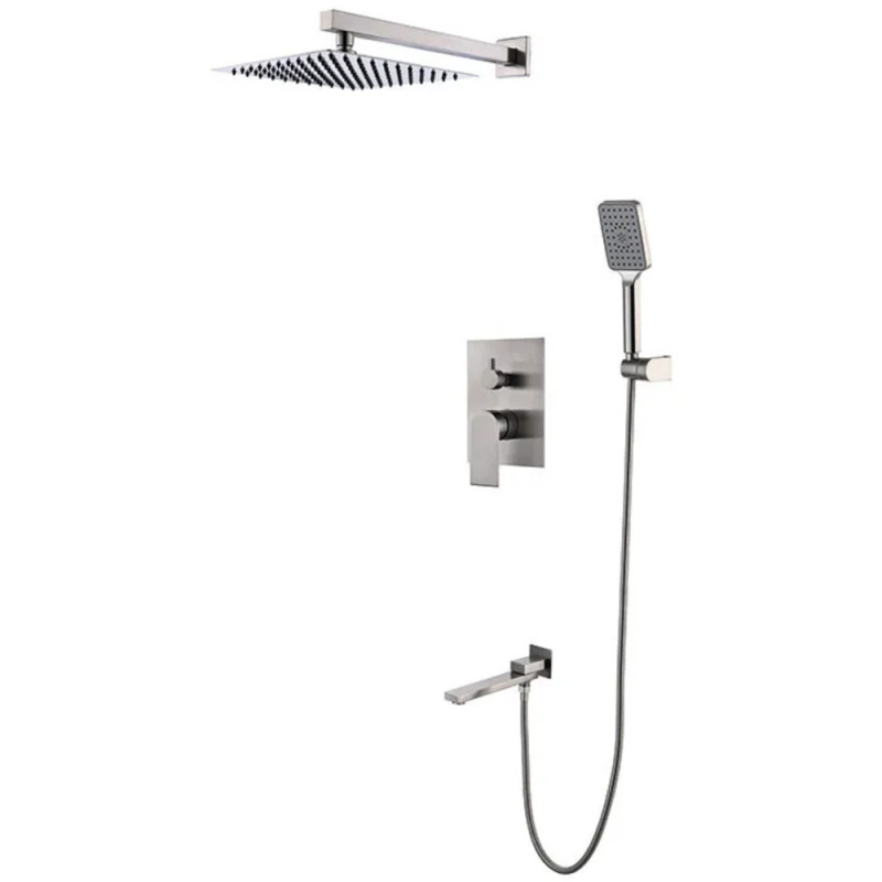 Вбудована душова система Koer KI-66015-02 (з нерж. сталі) (Колір нерж) (KR4785)