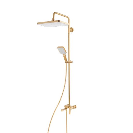 Душова колона із змішувачем Haiba MILANO 003-J BRUSHED GOLD (HB9620)