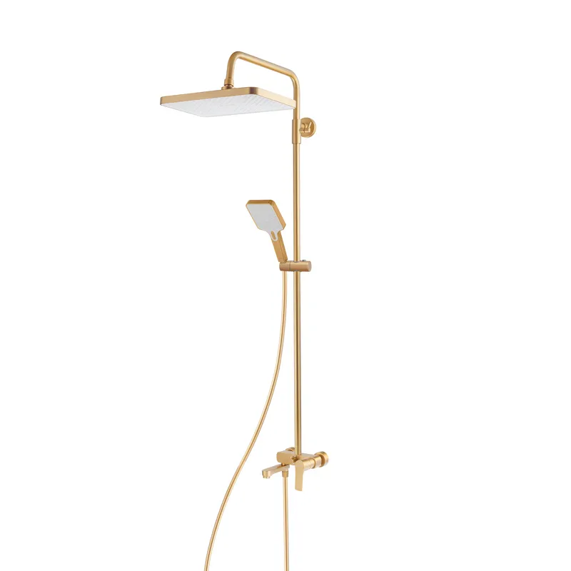 Душова колона із змішувачем Haiba MILANO 003-J BRUSHED GOLD (HB9620)