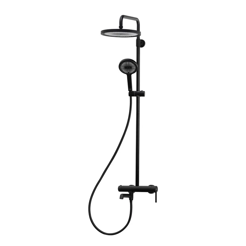 Душова колона із змішувачем Koer KB-56029-05 3 функції, колір чорний (KR5490)