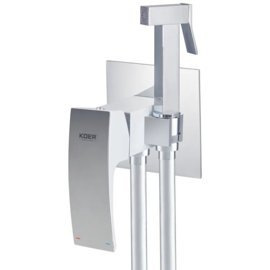 Смеситель для гигиенического душа Koer KB-23007-01 (Цвет хром) (KR3468)
