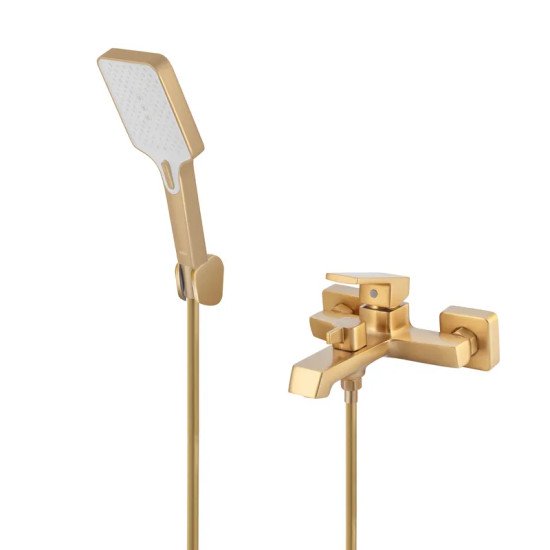Смеситель для ванны Haiba GAUDI 009 EURO BRUSHED GOLD (HB9599)