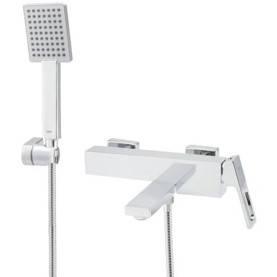 Смеситель для ванны с коротким изливом Koer KB-41009-01 (Цвет хром) (KR3502)