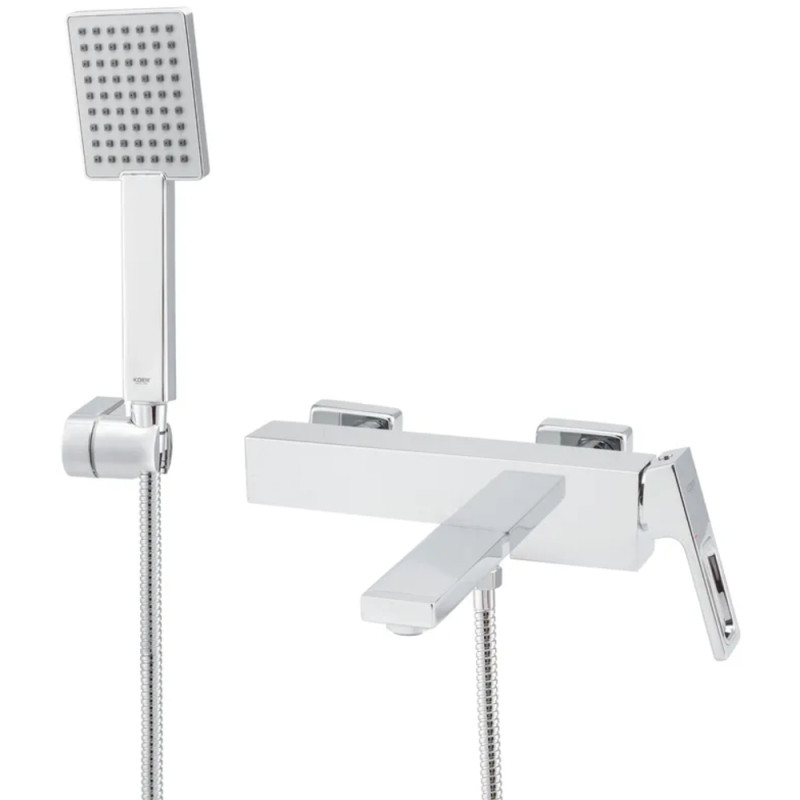 Смеситель для ванны с коротким изливом Koer KB-41009-01 (Цвет хром) (KR3502)