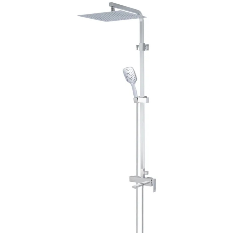 Душевая колонна со смесителем KOER KB-56039-01 3 функции (Цвет хром) (KR5995)