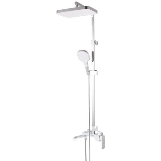 Душова колона із змішувачем KOER KB-56037-01, 3 функції (Колір хром) (KR6001)