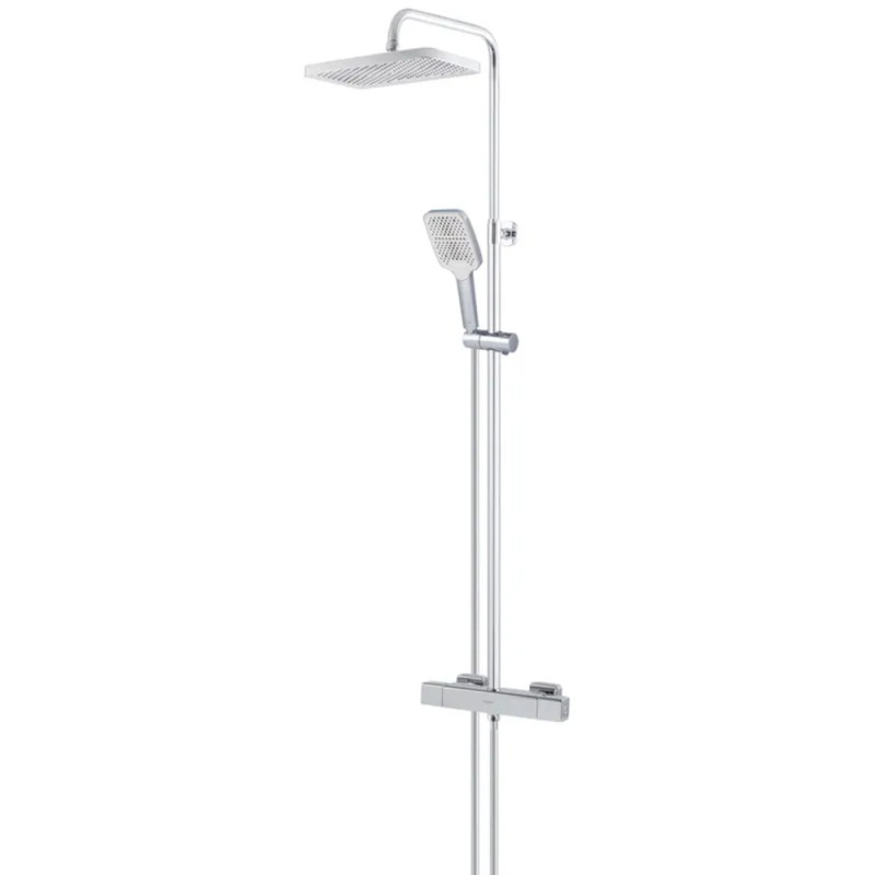 Душевая колонна с термостатическим смесителем Koer KB-53038-01 2 функции (Цвет хром) (KR5959)