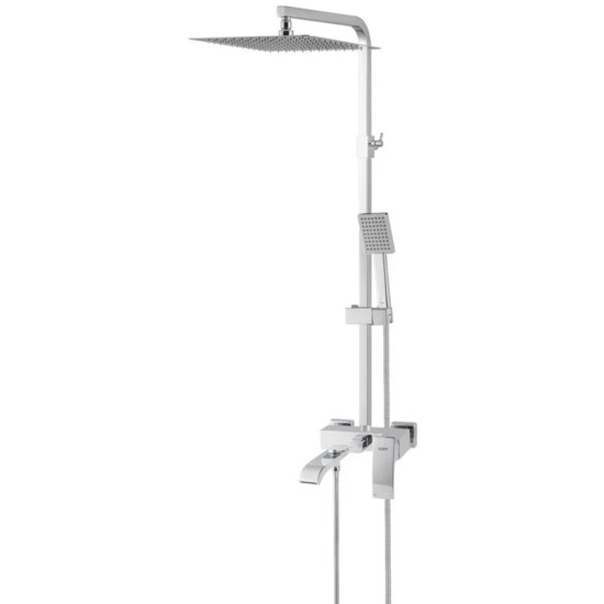 Душова колона із змішувачем Koer KB-56007-01 (Колір хром) (KR3460)