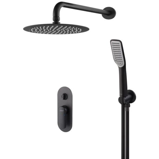 Душова система вбудована KOER KB-62028-05, 2 функції (Колір чорний) (KR6009)